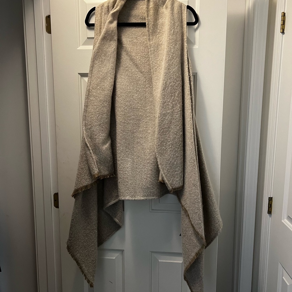 Loft Cozy Beige Shawl Wrap